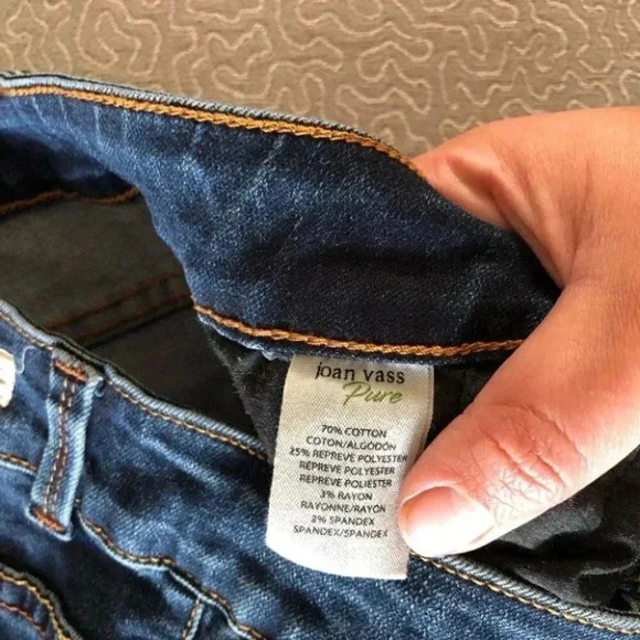 Joan Vass Pure High Rise Skinny Jeans - Picture 8 of 11